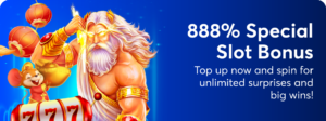 KK8 888% Special Slot Bonus - Banner